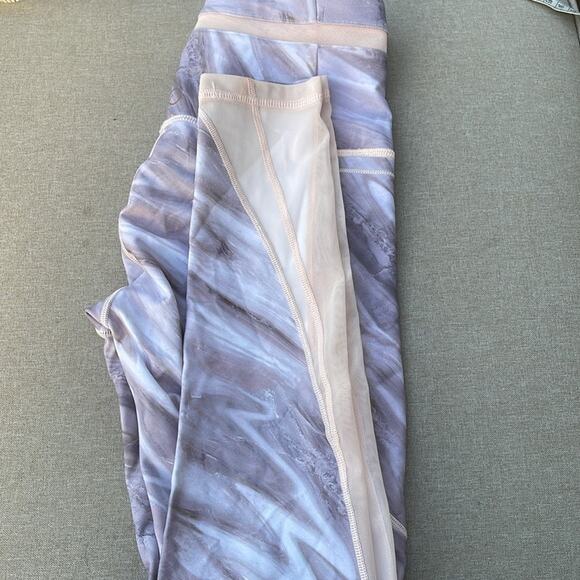 Calia Energize collection pink purple gray marble leggings size XS NEW - Picture 10 of 12